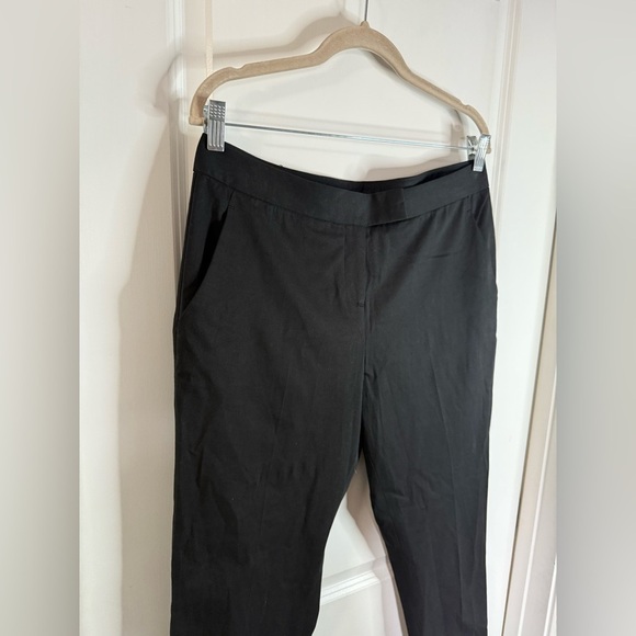 Theory Women’s Black Ibbey C Fostered Dress Pants - Size 10 - Picture 2 of 8
